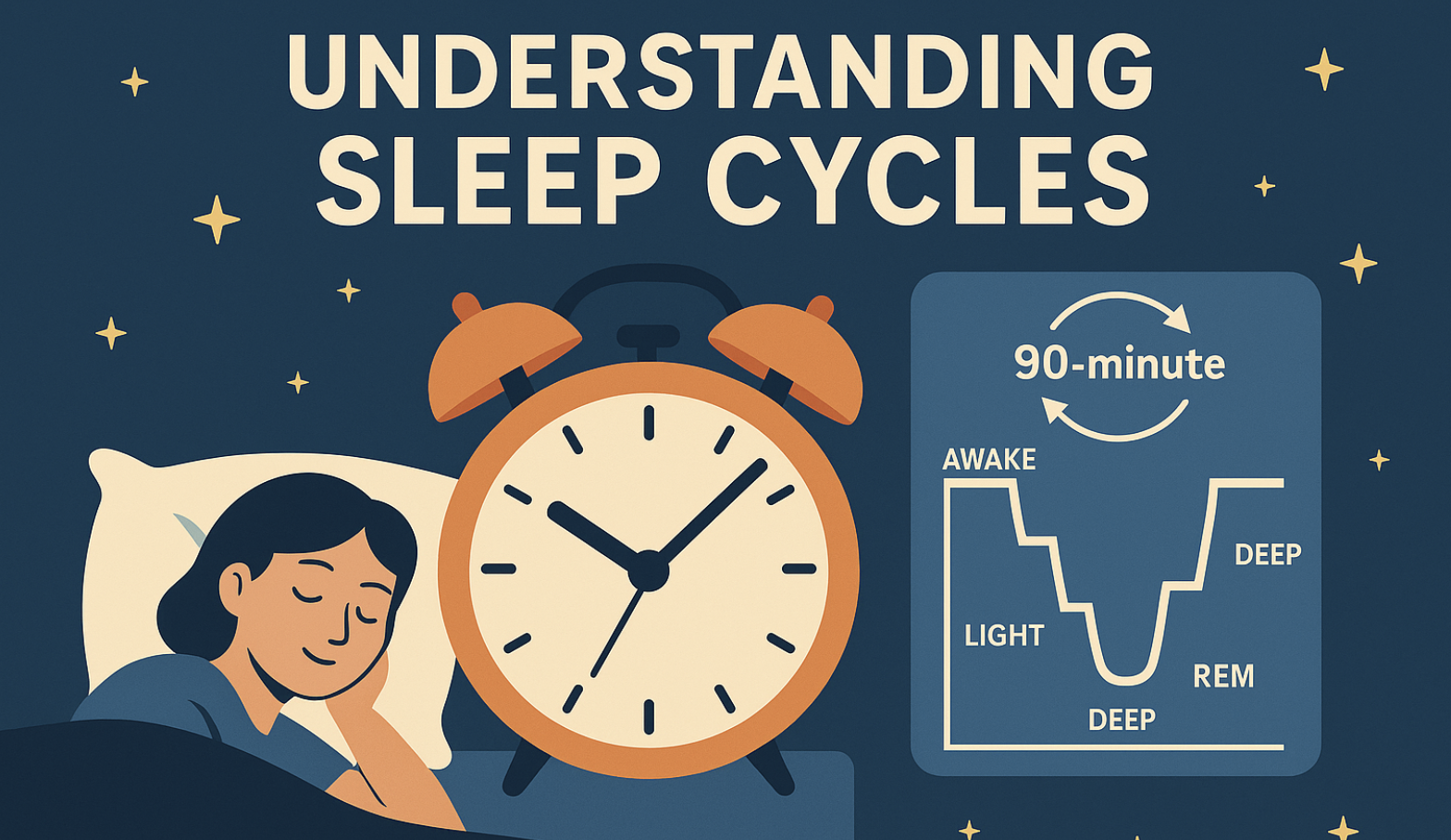 90 Minutes Sleep Cycle Calculator - Visual representation of sleep cycles and optimal timing