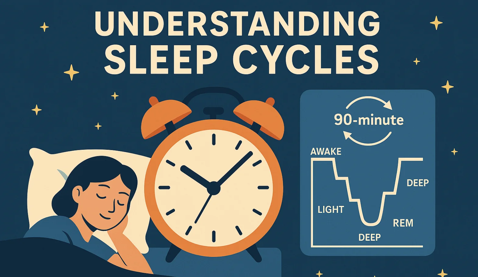 90 Minutes Sleep Cycle Calculator - Visual representation of sleep cycles and optimal timing